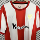 2026/27 Bilbao AT White Red Retro Style Soccer Jersey