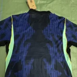 2026/27 Brazil Away Blue Player Version Soccer Jersey