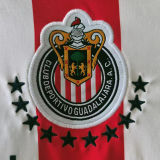 2001 Chivas Home Red White Retro Soccer Jersey