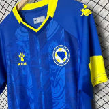 2026/27 Bosnia-Herzegovina Home Blue Fans Soccer Jersey 波黑