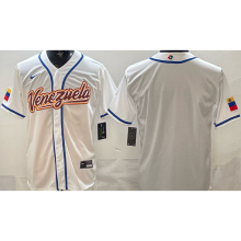 2026 WBC Venezuela White Baseball Jersey