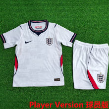 2026/27 England Home White Player Version Kids Jersey 球员版童装