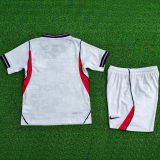 2026/27 England Home White Player Version Kids Jersey 球员版童装