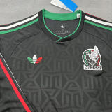 2026/27 Mexico Third Black Fans Long Sleeve Soccer Jersey