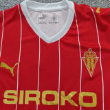 2026/27 Gijon Red Retro Style Soccer Jersey 希洪竞技