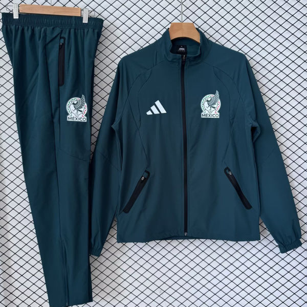 2026/27 Mexico Green Windbreaker Jacket  （A Set）