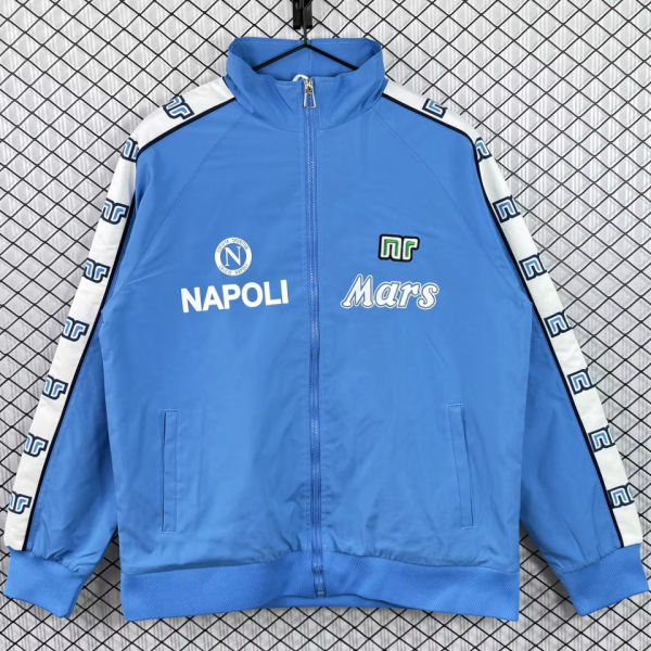 1988/1989 Napoli Blue Retro Windbreaker