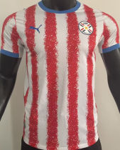 2026/27 Paraguay Home Red White Player Version Soccer Jersey