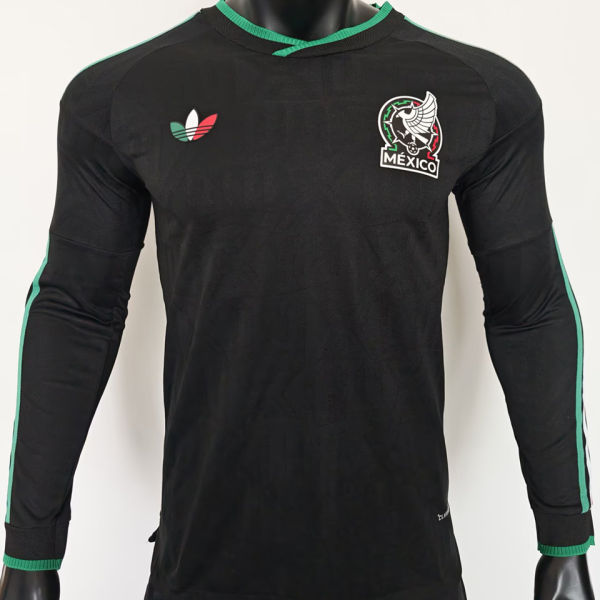 2026/27 Mexico Third Black Player Version Long Sleeve Soccer Jersey