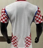 2026/27 Croatia Home Player Version Soccer Jersey 背下有格子