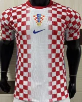 2026/27 Croatia Home Player Version Soccer Jersey 背下有格子