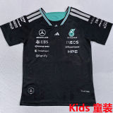 2026 Mercedes AMG Petronas F1 Black Kids Team T-Shirt   童装