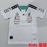 2026 Mercedes AMG Petronas F1 White Kids Team T-Shirt   童装