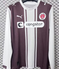2026 ST Pauli Special Edition Fans Long Sleeve Soccer Jersey 圣保利