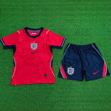 2026/27 England Away Red Player Version Kids Jersey 球员版童装