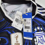 2026/27 Argentina Away Player Version Long Sleeve Soccer Jersey    长袖