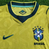 2026/27 Brazil Home Yellow Player Version Kids Jersey 球员版童装