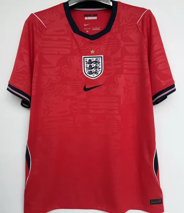 2026/27 England 1:1 Quality Away Red Fans Soccer Jersey