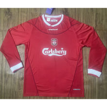 2002/2004 LFC Home Red Retro Long Sleeve Soccer Jersey