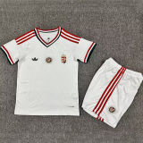 2026/27 Hungary Away White Kids Soccer Jersey