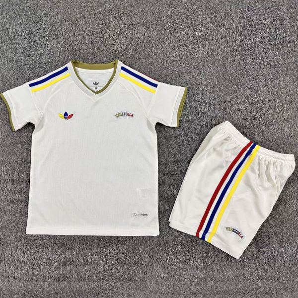2026/27 Venezuela Away White Kids Soccer Jersey