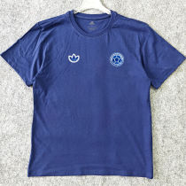2026/27 Colombia Retro Style Pure Cotton T-Shirt 队微 蓝色