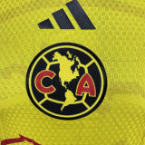 2026/27 Club America Home Yellow Player Version Soccer Jersey