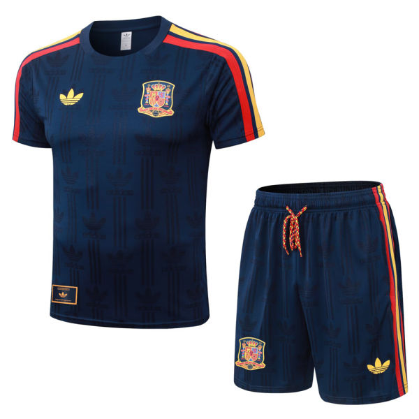 2026/27 Spain Royal Blue Training Jersey (A Set)