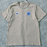 2026/27 Colombia Retro Style Pure Cotton T-Shirt 队微 蓝色