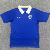 2026/27 Finland Away Blue Fans Soccer Jersey
