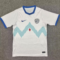 2026/27 Slovenia Away White Fans Soccer Jersey