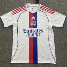 2025/26 Lyon Home White Fans Soccer Jersey