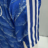 1989/1990 Karlsruher SC Away Blue Retro Jersey 卡尔斯鲁厄