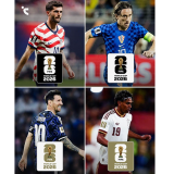 橡胶 儿童  FIFA WORLD CUP 2026 Rubber Kids Patch Right Patch 右臂章 白底金字 (You can buy it alone OR tell us which jersey to print it on. )