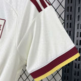 2026/27 Spain 1:1 Quality Away White Fans Soccer Jersey (Have Right Patch 有右臂章 金底白字）
