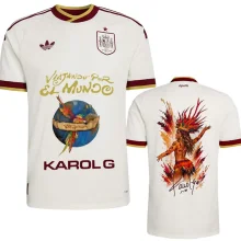 2026/27 Spain 1:1 Quality Away X-Karol G Graphics Fans Soccer Jersey