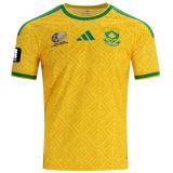 2026/27 South Africa Home Yellow Fans Soccer Jersey (Have Right Patch 有右臂章 黑底白字）