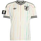 2026/27 Japan Away White Fans Soccer Jersey  (Have Right Patch 有右臂章 黑底白字）