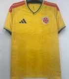 2026/27 Colombia 1:1 Quality Home Yellow Fans Soccer Jersey (Have Right Patch 有右臂章 黑底白字）