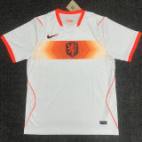 2026/27 NL Away White Fans Soccer Jersey  (Have Right Patch 有右臂章 黑底白字）
