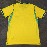 2026/27 Brazil 1:1 Quality Home Yellow Fans Soccer Jersey (Have Right Patch 有右臂章 金底白字）