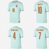 2026/27 France 1:1 Quality Away Fans Soccer Jersey (Have Right Patch 有右臂章 金底白字）