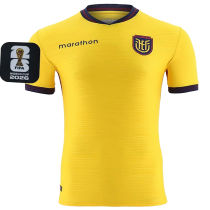 2026/27 Ecuador Home Yellow Fans Soccer Jersey (Have Right Patch 有右臂章 黑底白字）