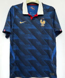 2026/27 France 1:1 Quality Home Blue Fans Soccer Jersey (Have Right Patch 有右臂章 白底金字）