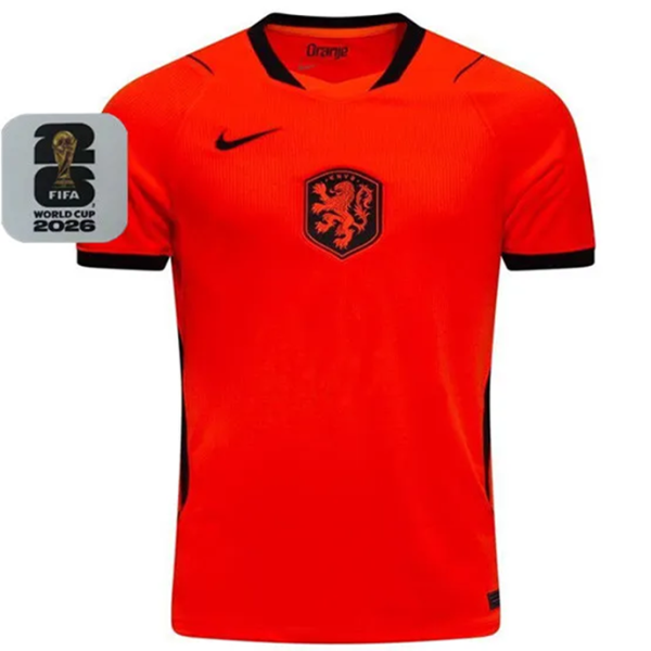 2026/27 NL Home 1:1 Quality Orange Fans Soccer Jersey (Have Right Patch 有右臂章 白底黑字）