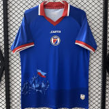 2026/27 Haiti Home Blue Fans Soccer Jersey 海地 (Have Right Patch 有右臂章 白底黑字）