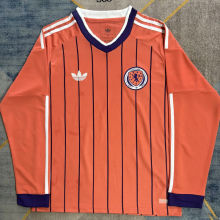 2026/27 Scotland Home Fans Long Sleeve  Soccer Jersey
