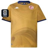 2026/27 Tunisia Third Gold Fans Soccer Jersey (Have Right Patch 有右臂章 黑底白字）