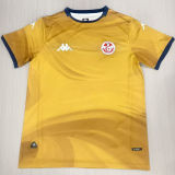 2026/27 Tunisia Third Gold Fans Soccer Jersey (Have Right Patch 有右臂章 黑底白字）