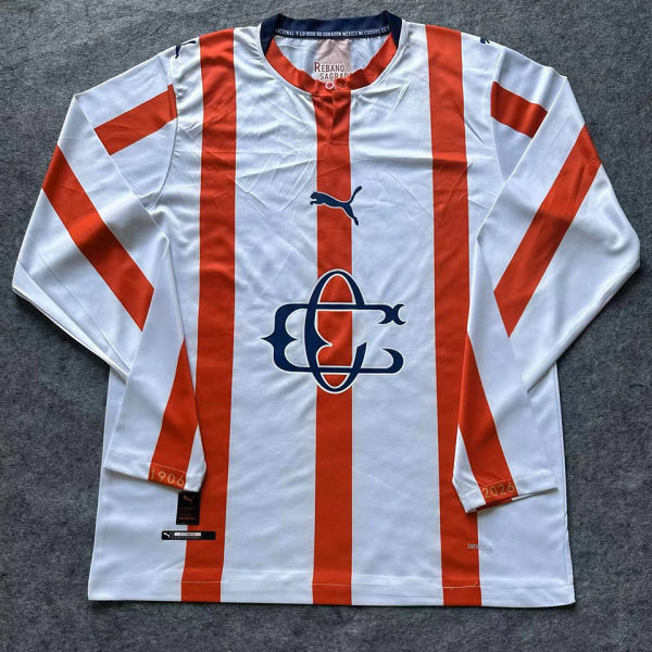 2026/27 Chivas 120th Anniversary Edition Retro Long Sleeve Soccer Jersey
